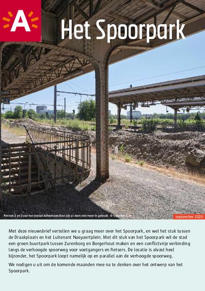 Nieuwsbrief Spoorpark september 2020
