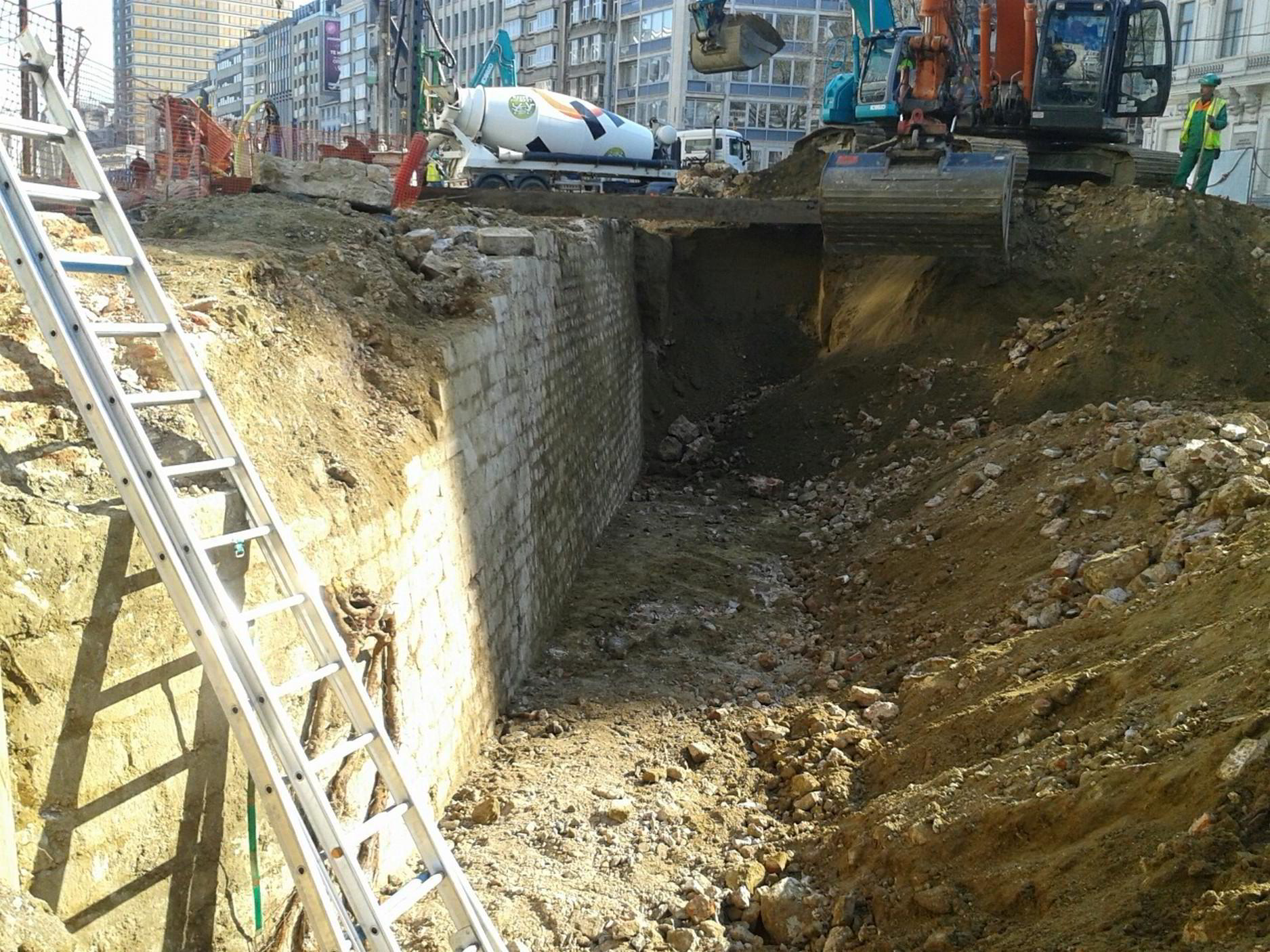 De voorzijde van het Huidevettersbastion.