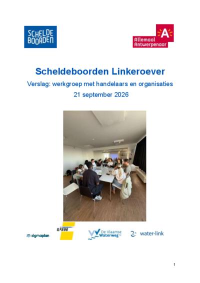Verslag werkgroep handelaars en organisaties
