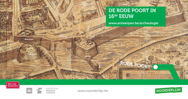 De Rode Poort in de 16de eeuw