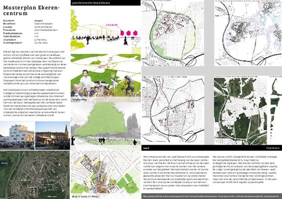 Wedstrijdfiche masterplan Ekeren Centrum