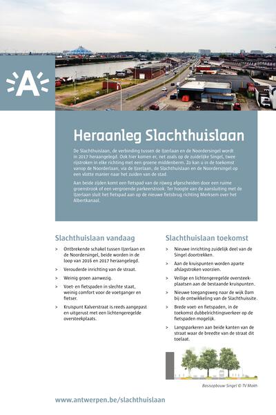 Infopanelen herinrichting Slachthuislaan