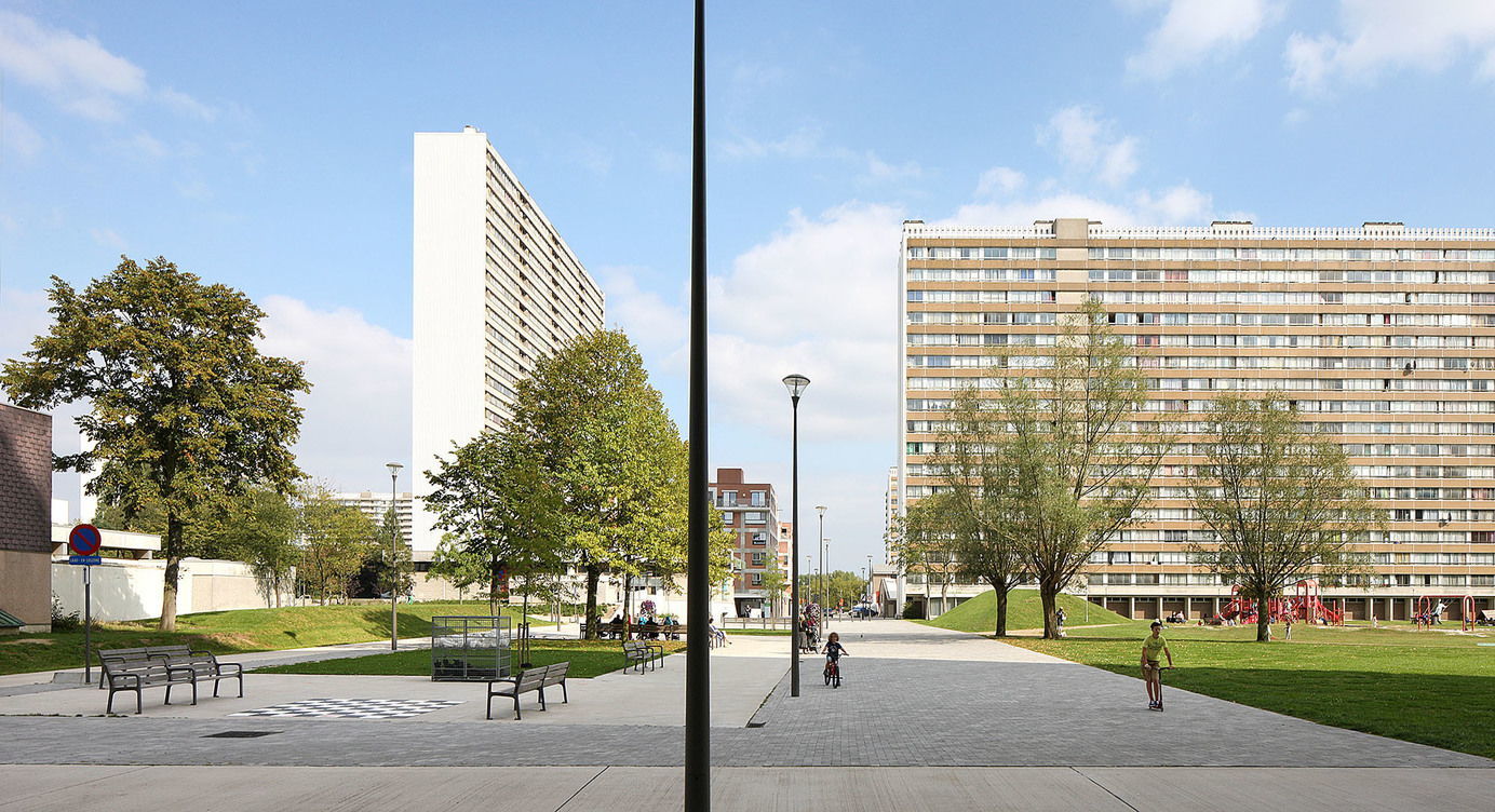 Hoogbouwwijk Europark op Linkeroever
