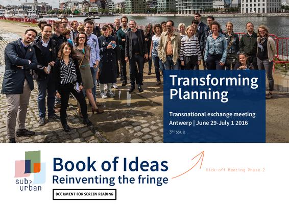 Book of Ideas 3 Transforming planning