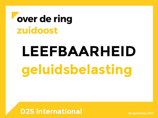 Infosessie leefbaarheid - geluidsbelasting