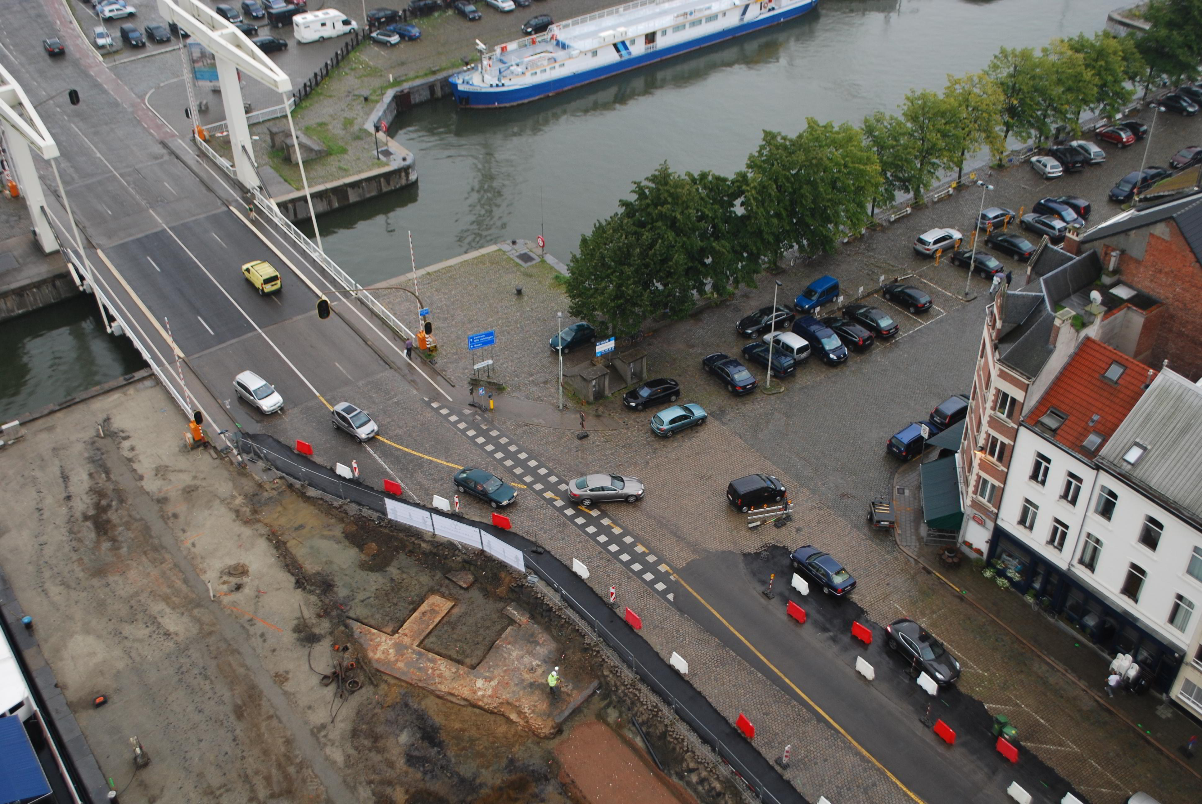 Bastion Slijk kwam gedeeltelijk vrij te liggen tijdens opgravingen bij de heraanleg van de Londen- en Amsterdamstraat in 2011.