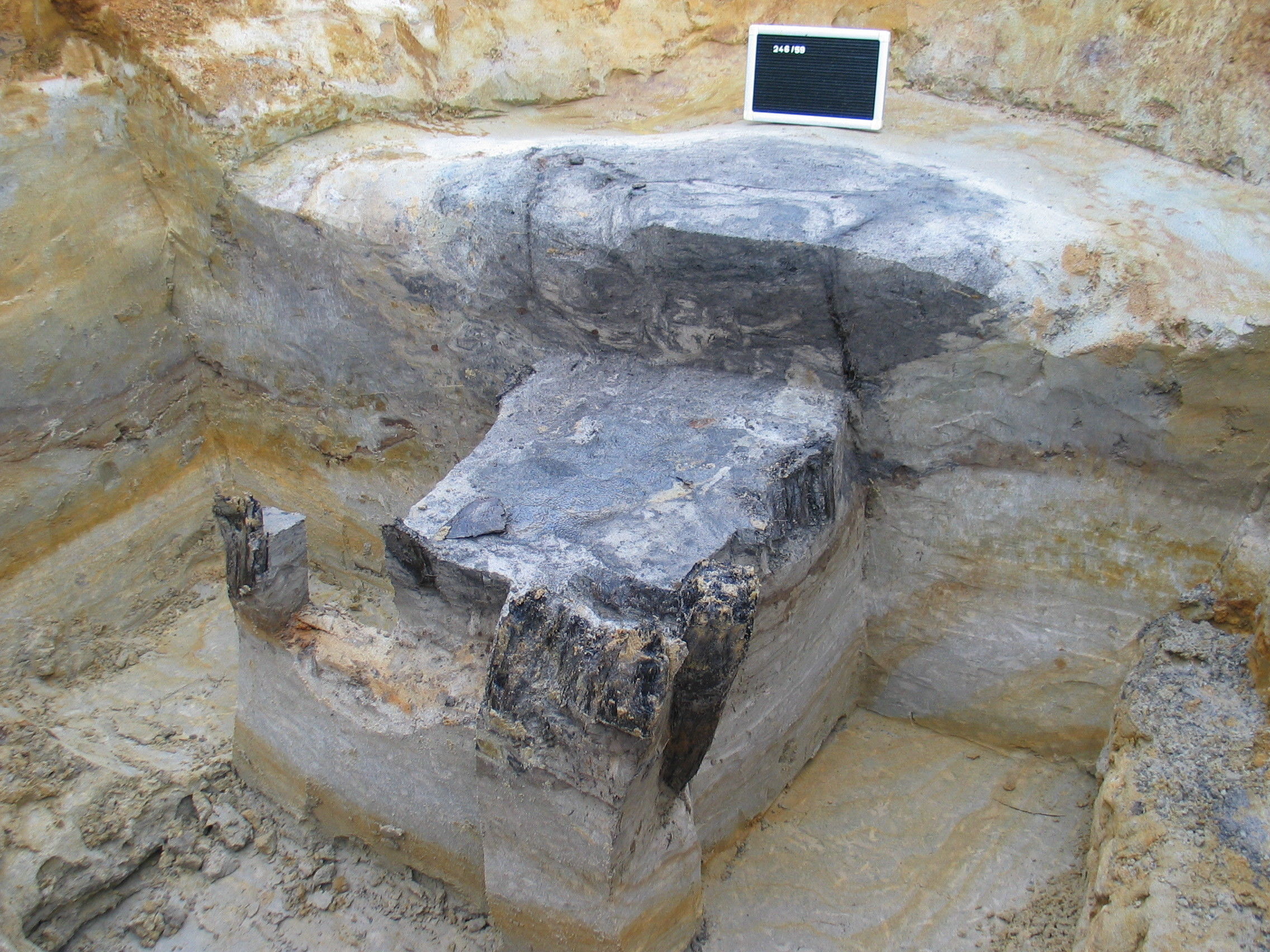 Archeologische vondst: rest van een regenwaterput