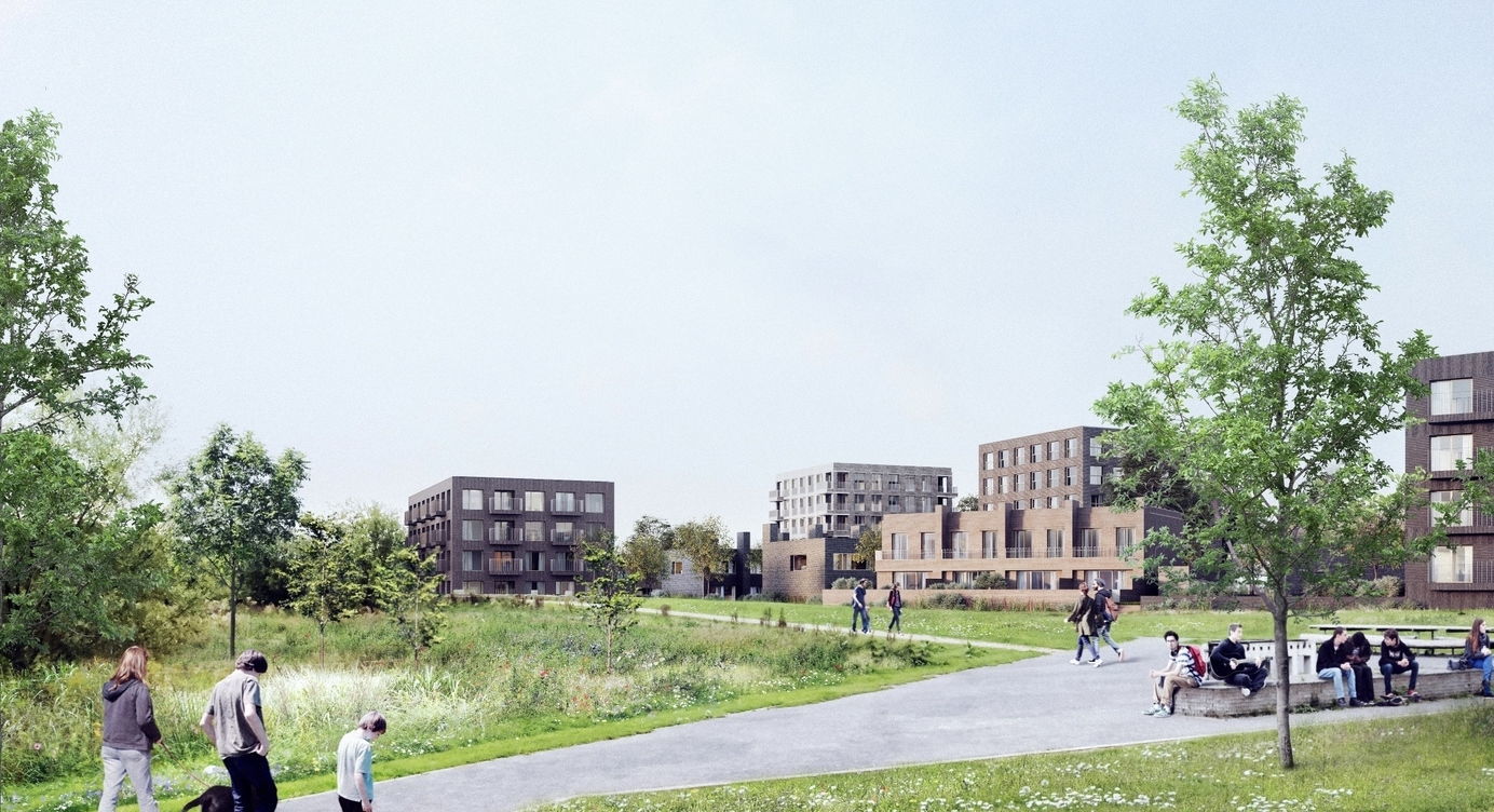Wedstrijdbeeld openbaar domein zone B en D Neerland