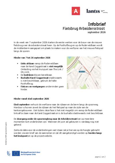 Infobrief verloop werken - september 2026