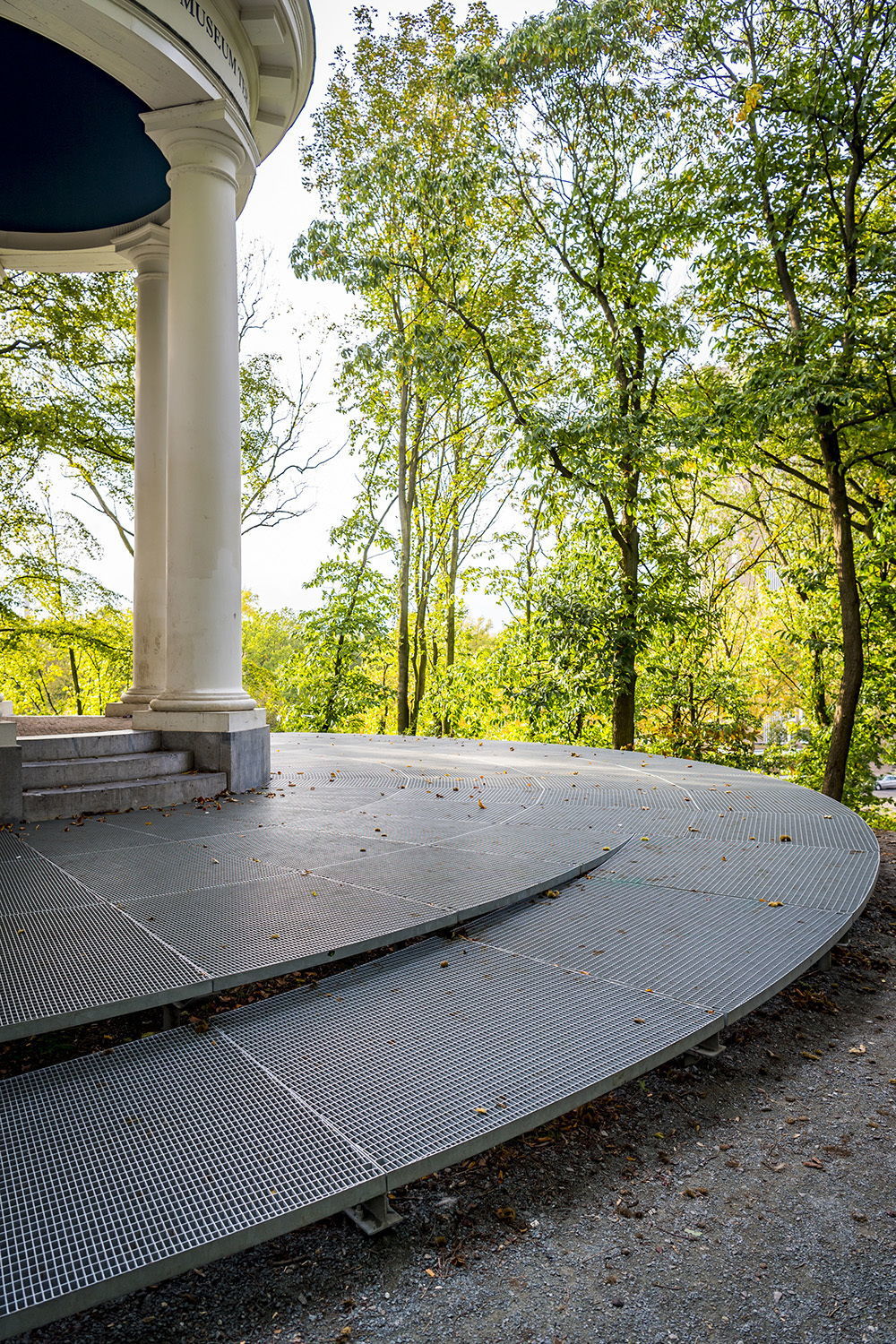 Het belvedère paviljoen in park Sorghvliedt.
