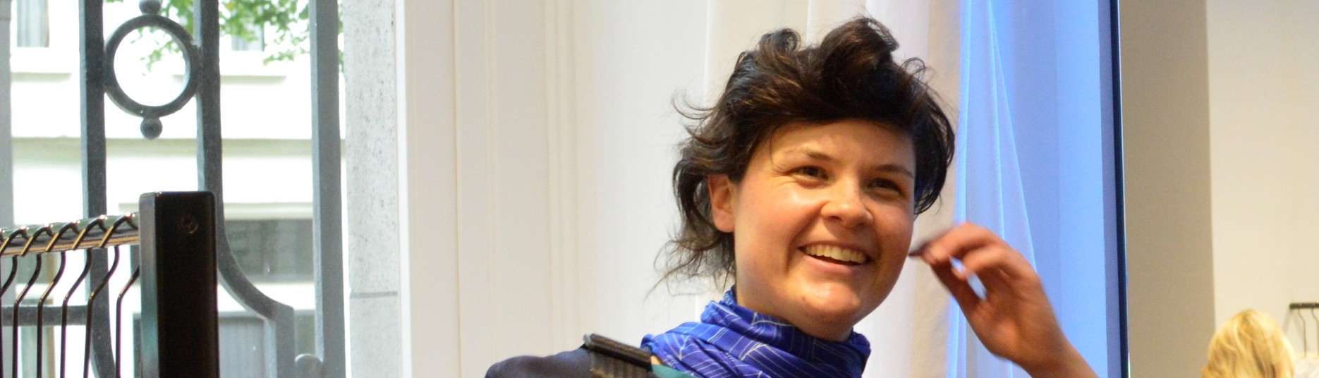 Stadslab2050 werkt samen met haar stadslaboranten, innovatieve en duurzame Antwerpenaars, zoals Bie Noé van Fashion Walks.