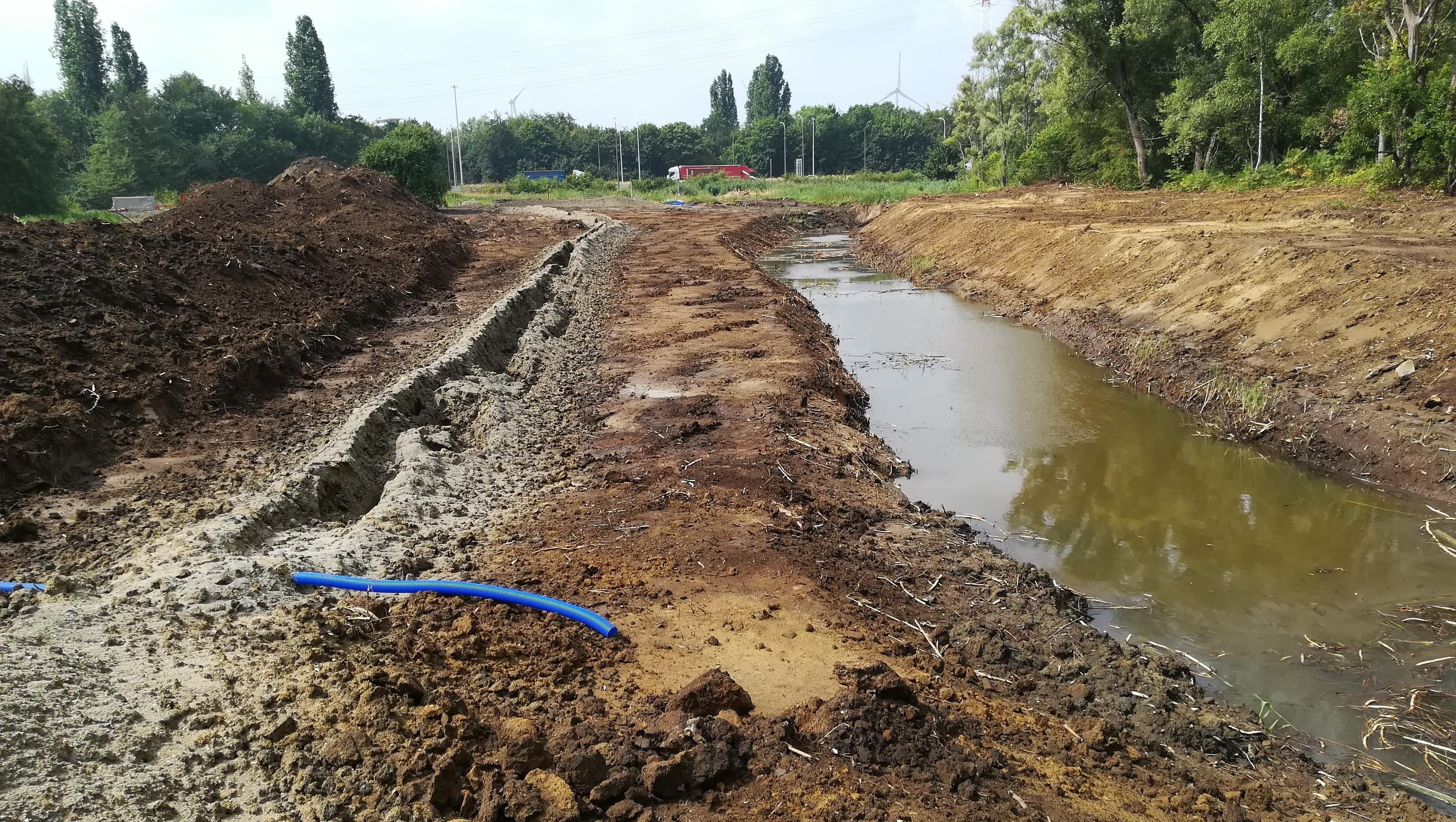 De Donkse beek komt terug aan het licht.