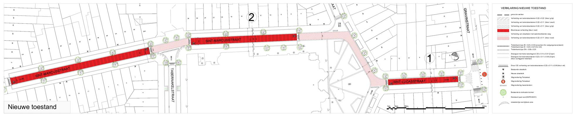 Plan Sint Marcusstraat en Sint Lucasstraat