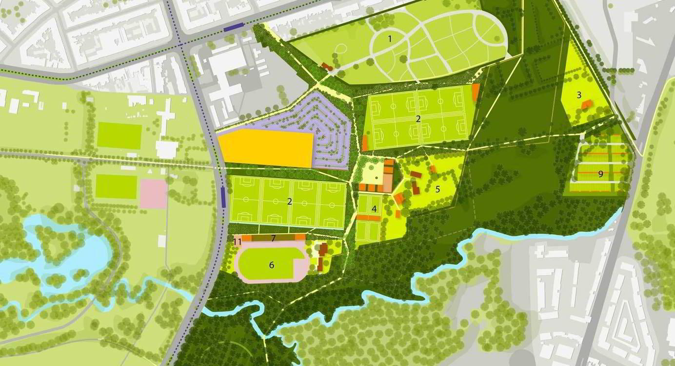 Het Masterplan uitgetekend
