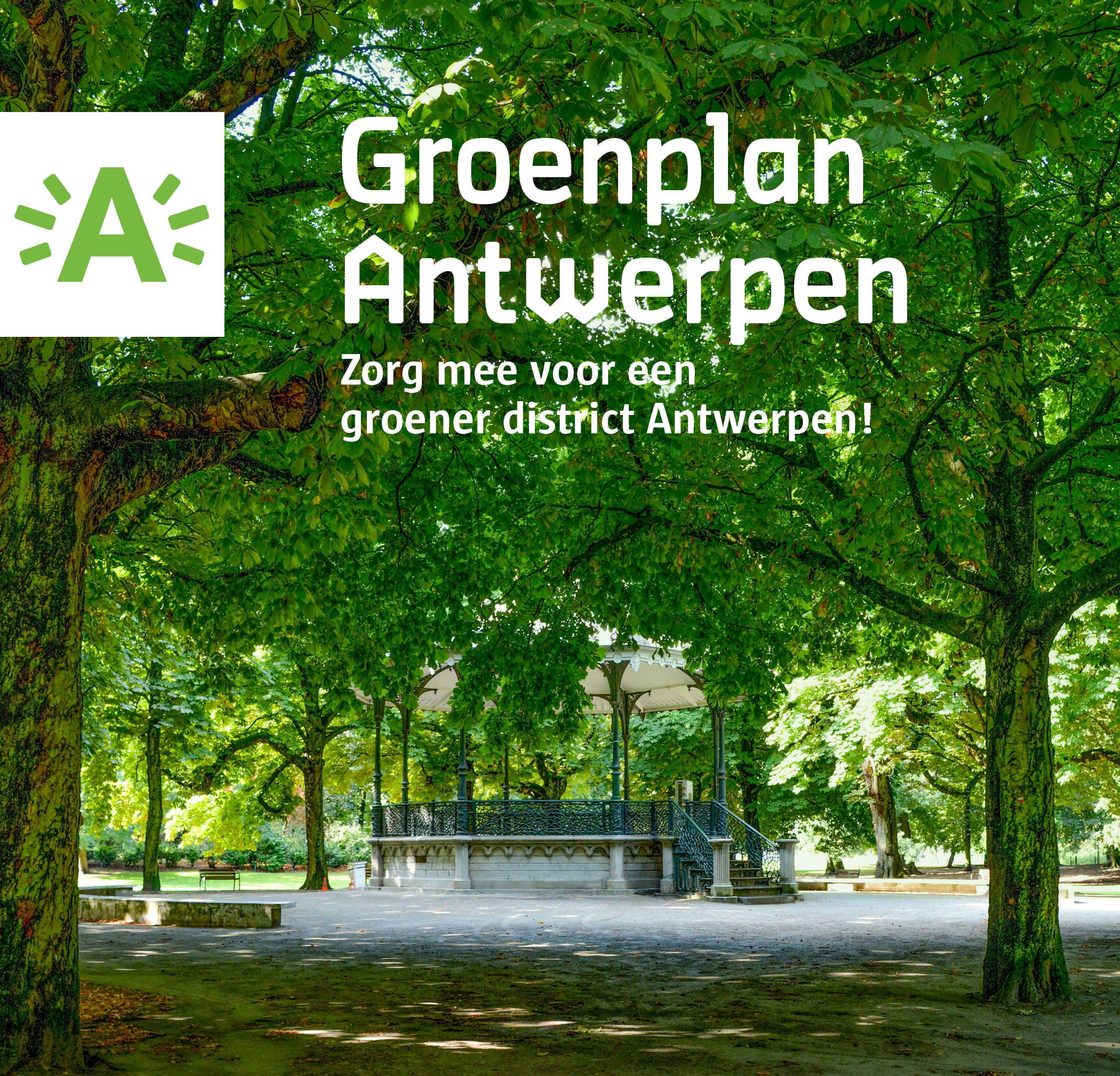 Infopanelen Groenplan Antwerpen - participatietour