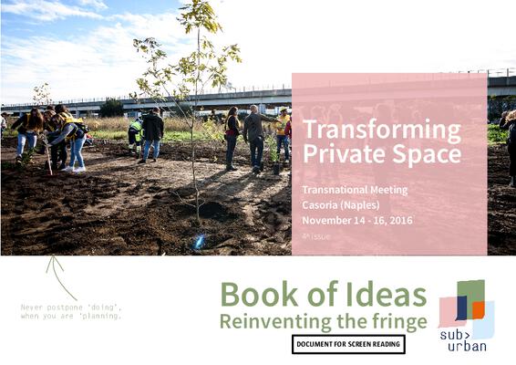 Book of Ideas 4 (Casoria) Transformatie van de private ruimte