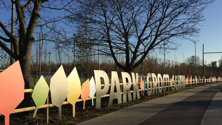 Park Groot Schijn langs de Ruggeveldlaan
