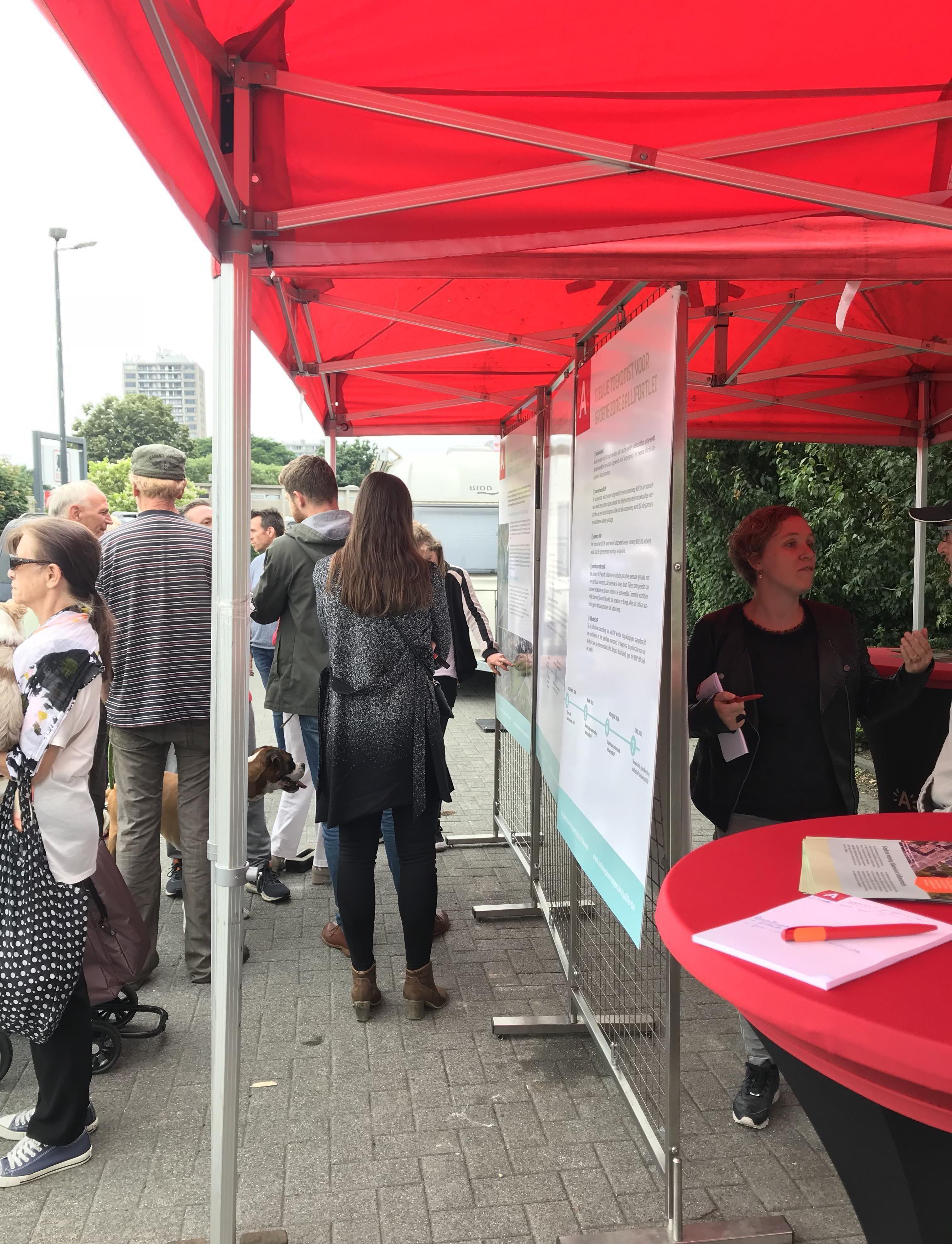 Groene zone aan Gallifortlei: infomoment bij startfase.