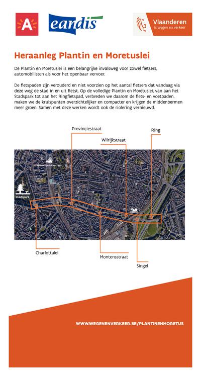 Infopanelen Plantin en Moretuslei januari 2019