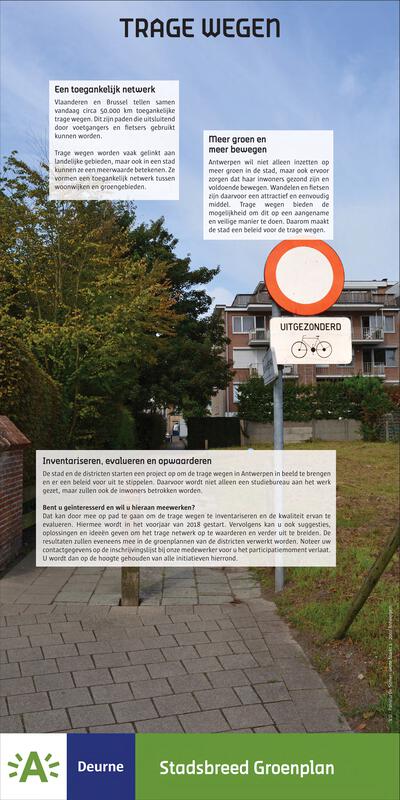 Infopaneel 'trage wegen'