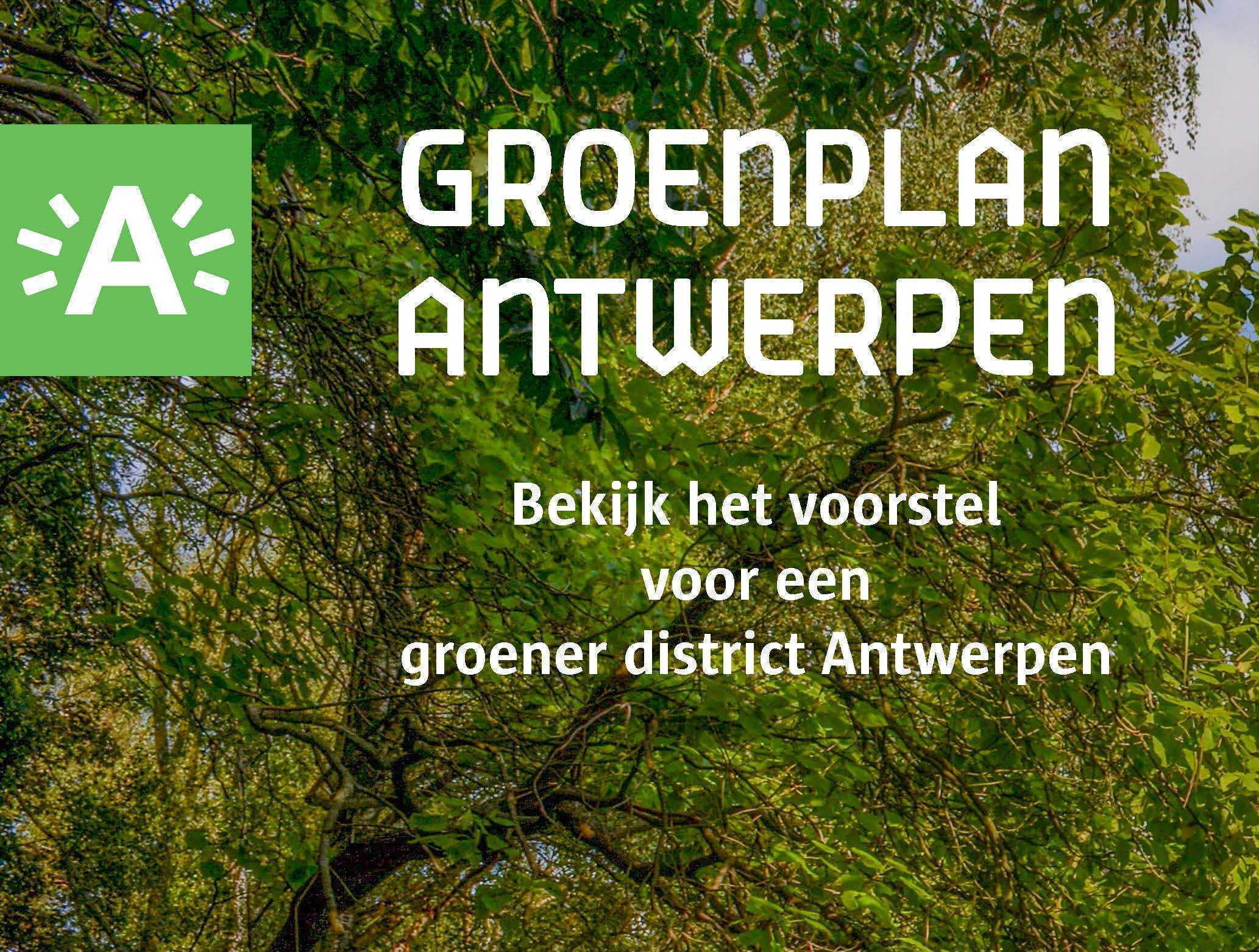 visieschets groenplan district Antwerpen