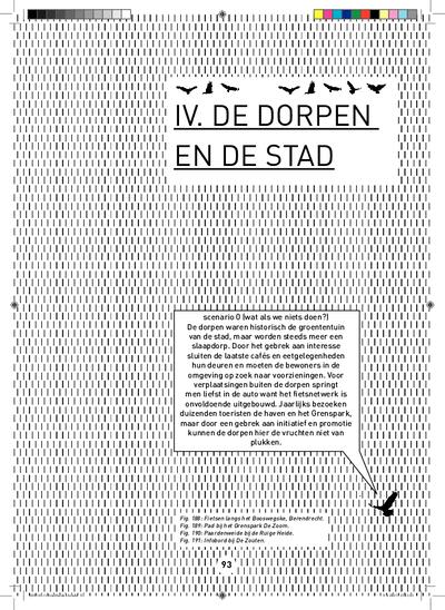 Structuurschets | deel 4 de dorpen en de stad