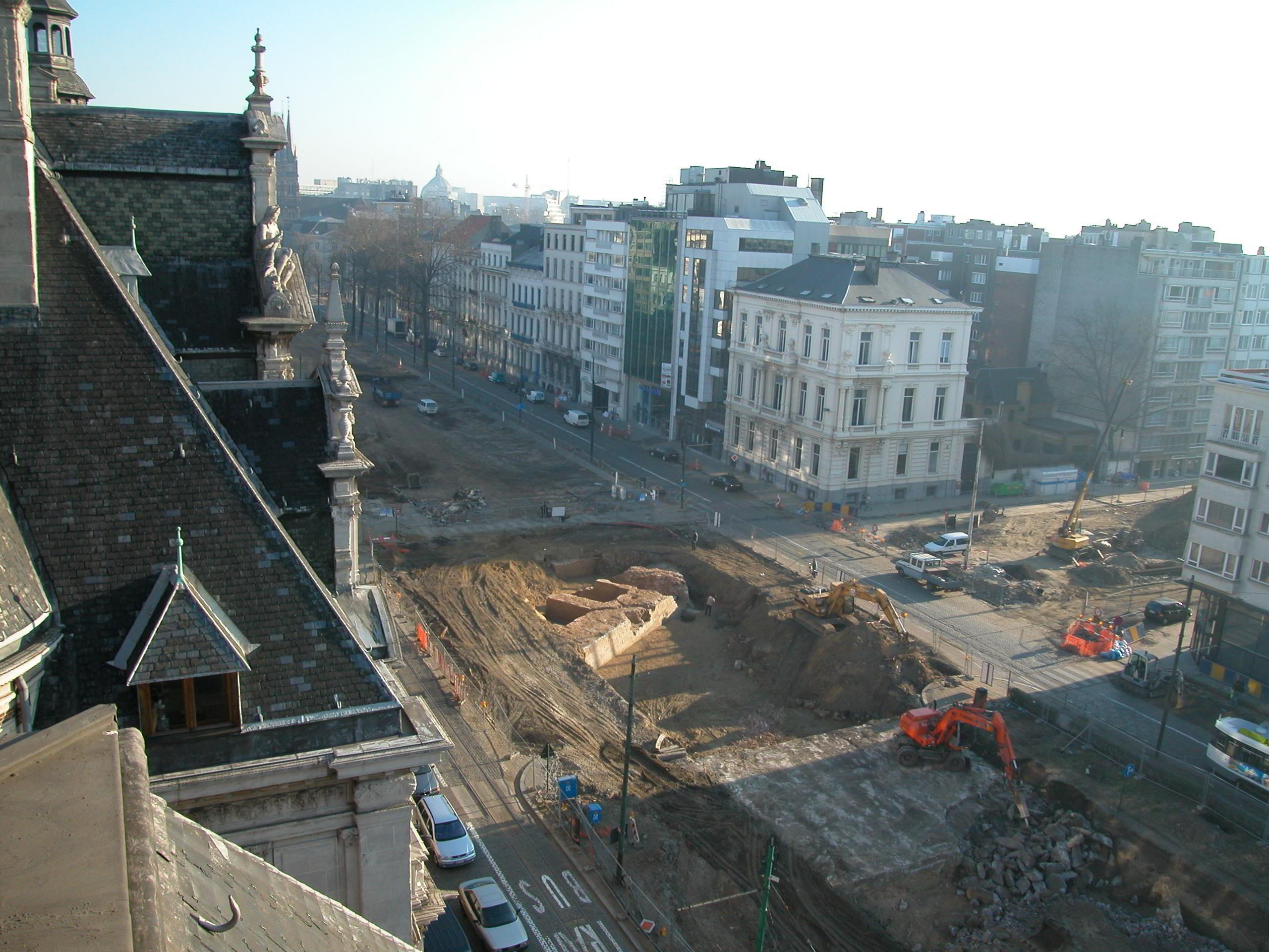 het bastion vanuit de hoogte