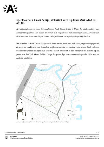 Definitief ontwerp Speelbos