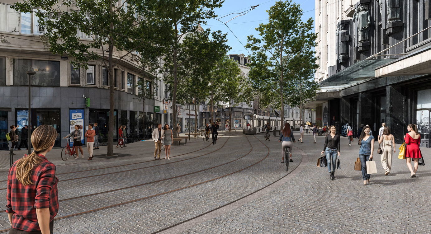 De Schoenmarkt wordt autovrij.