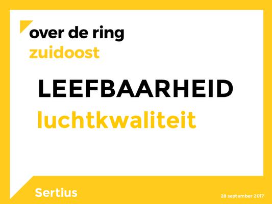 Infosessie leefbaarheid - luchtkwaliteit