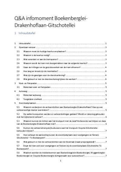 Vragen en antwoorden over het definitief ontwerp