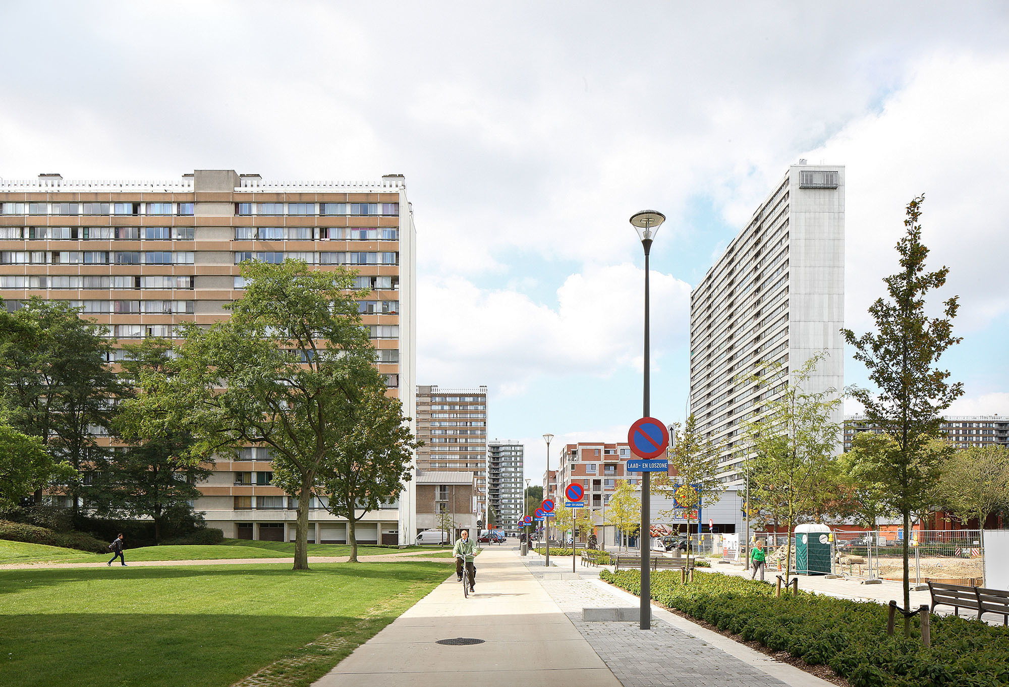 Simulatiebeeld van de plannen voor IGLO in Linkeroever.