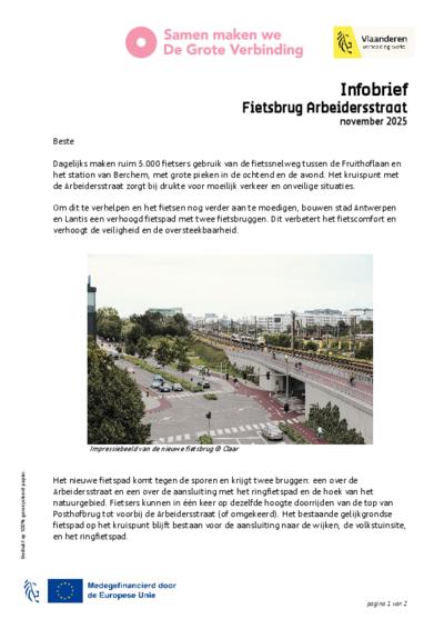Infobrief verloop werken - oktober 2025