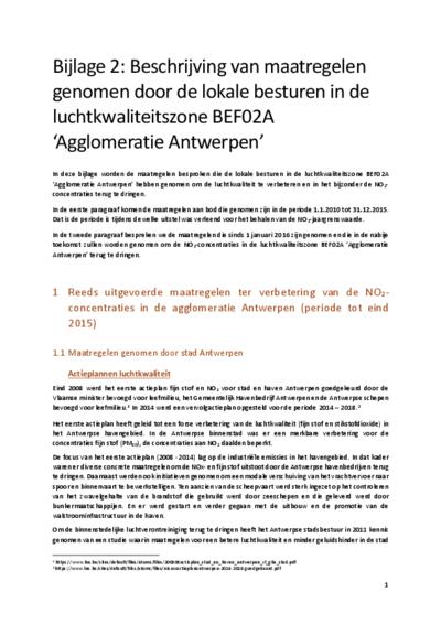 Vlaams Luchtbeleidsplan 2030 - bijlage 2