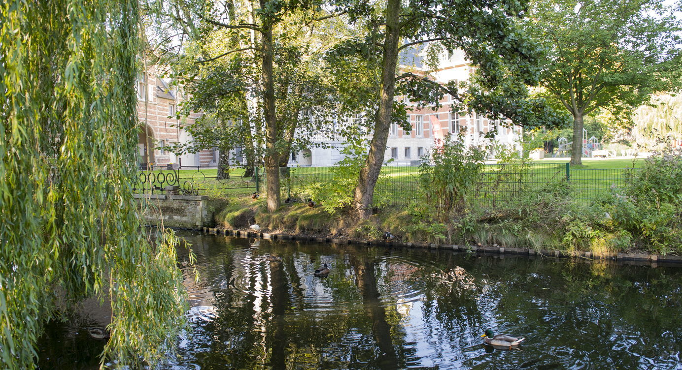 Bisschopenhofpark, een van de groengebieden in Deurne.