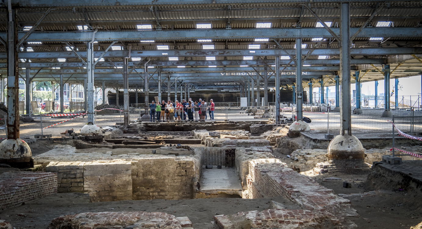 Burchtzone: archeologisch onderzoek naar oudste delen van Antwerpen