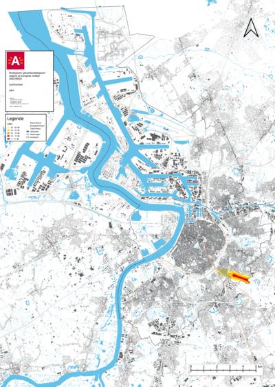Geluidsbelastingskaart - luchtverkeer (2021)