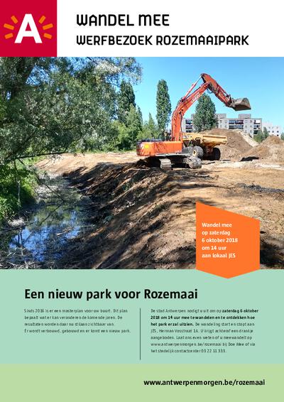 Uitnodiging Wandeling Rozemaaipark