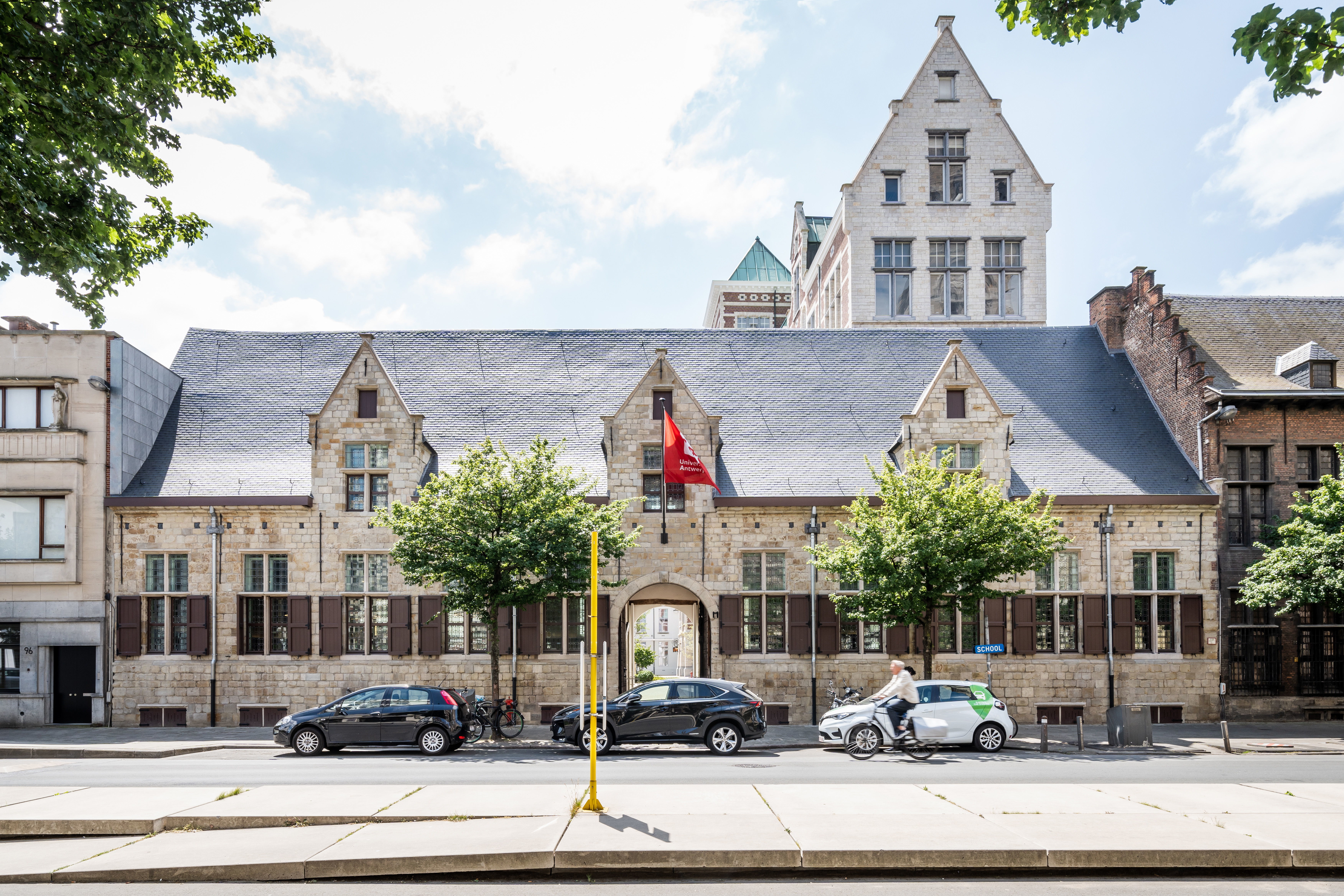 Gevel 16de-eeuws Knechtjeshuis na de restauratie.