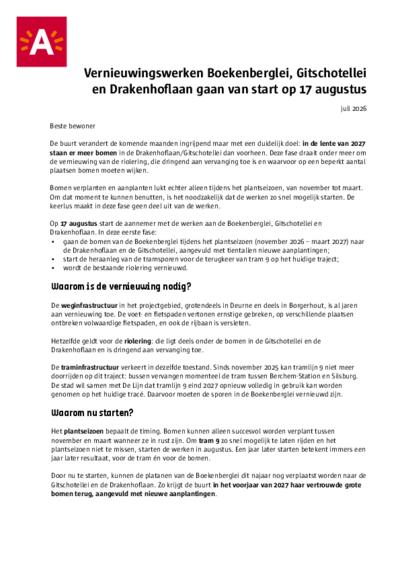 Bewonersbrief