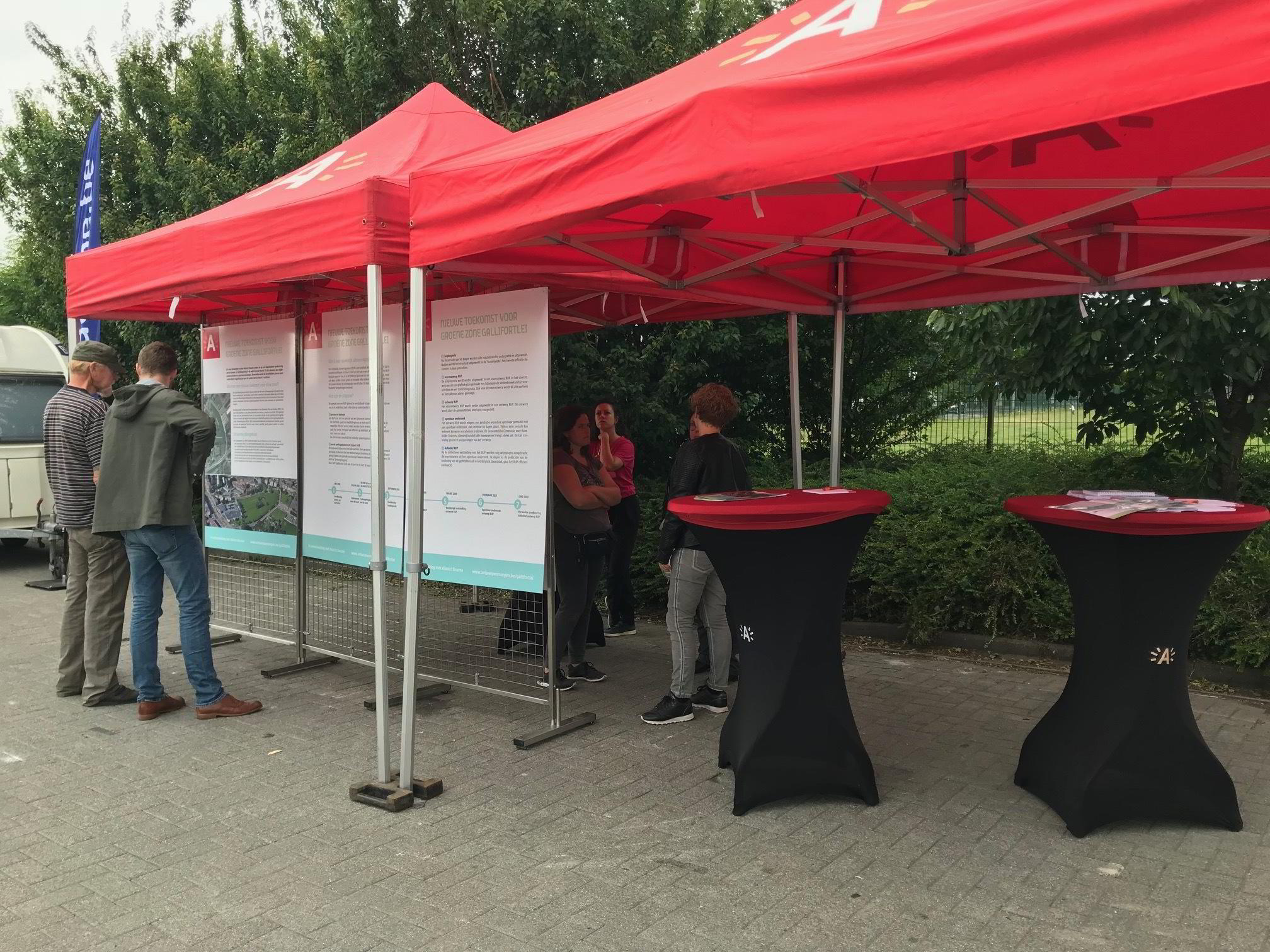 Groene zone aan Gallifortlei: infomoment bij startfase.
