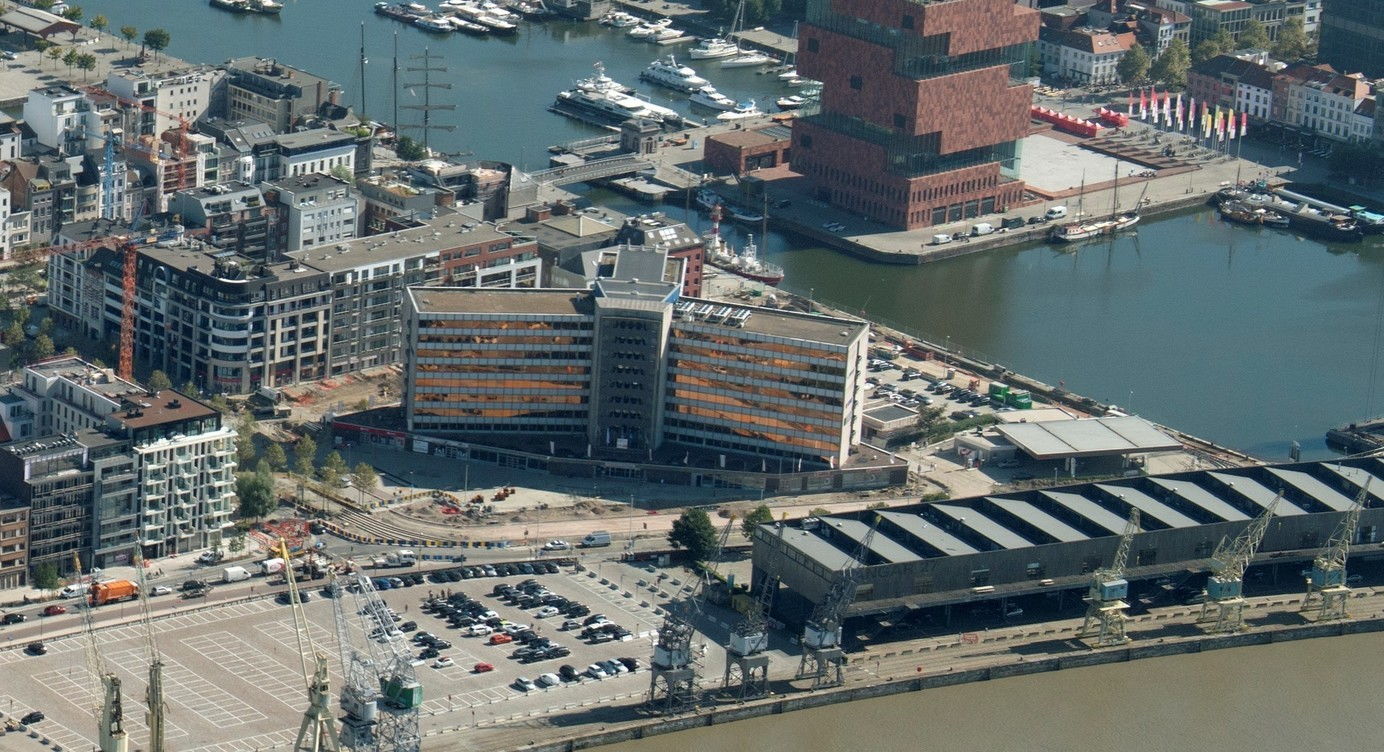 Luchtfoto Friendshipsite en omgeving