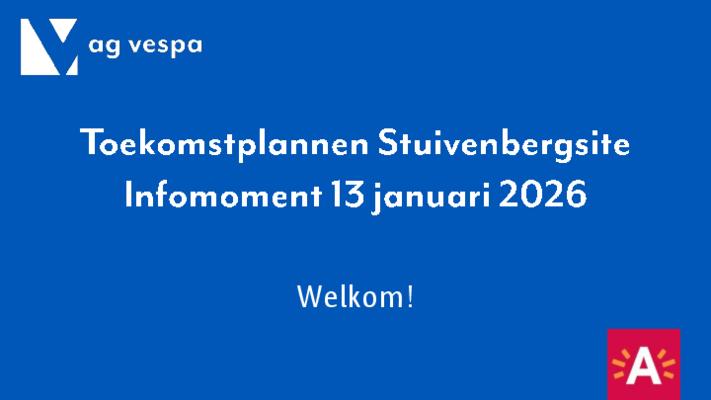 Presentatie infomoment stand van zaken toekomst Stuivenbergsite 13/1/2026