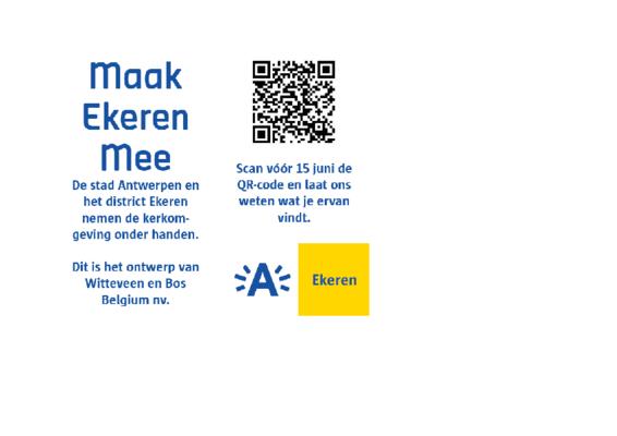 Ontwerpvoorstel 1 voor kerkomgeving Ekeren
