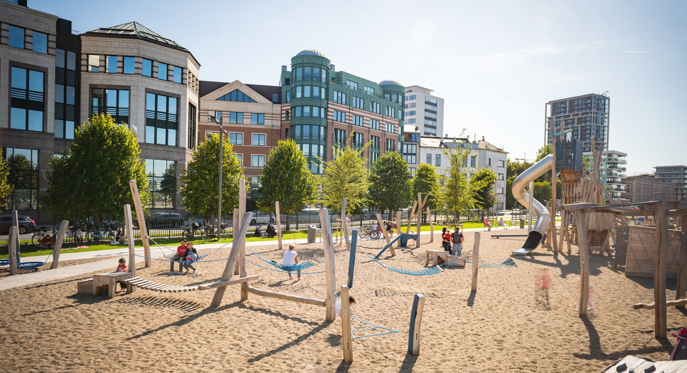 Speeltuin aan de Scheldekaaien