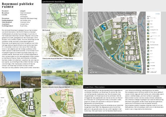 Wedstrijdfiche woonwijk Rozemaai