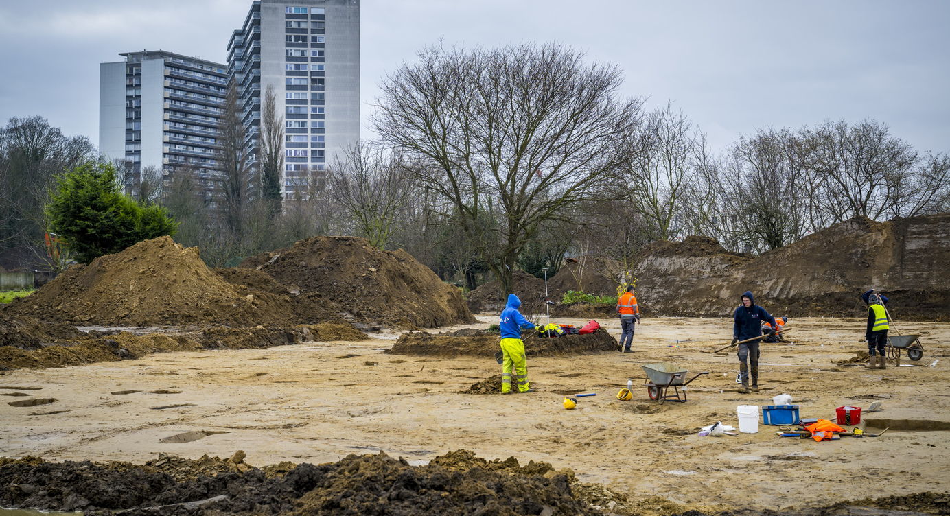 Opgravingen toekomstig Ringpark Het Schijn