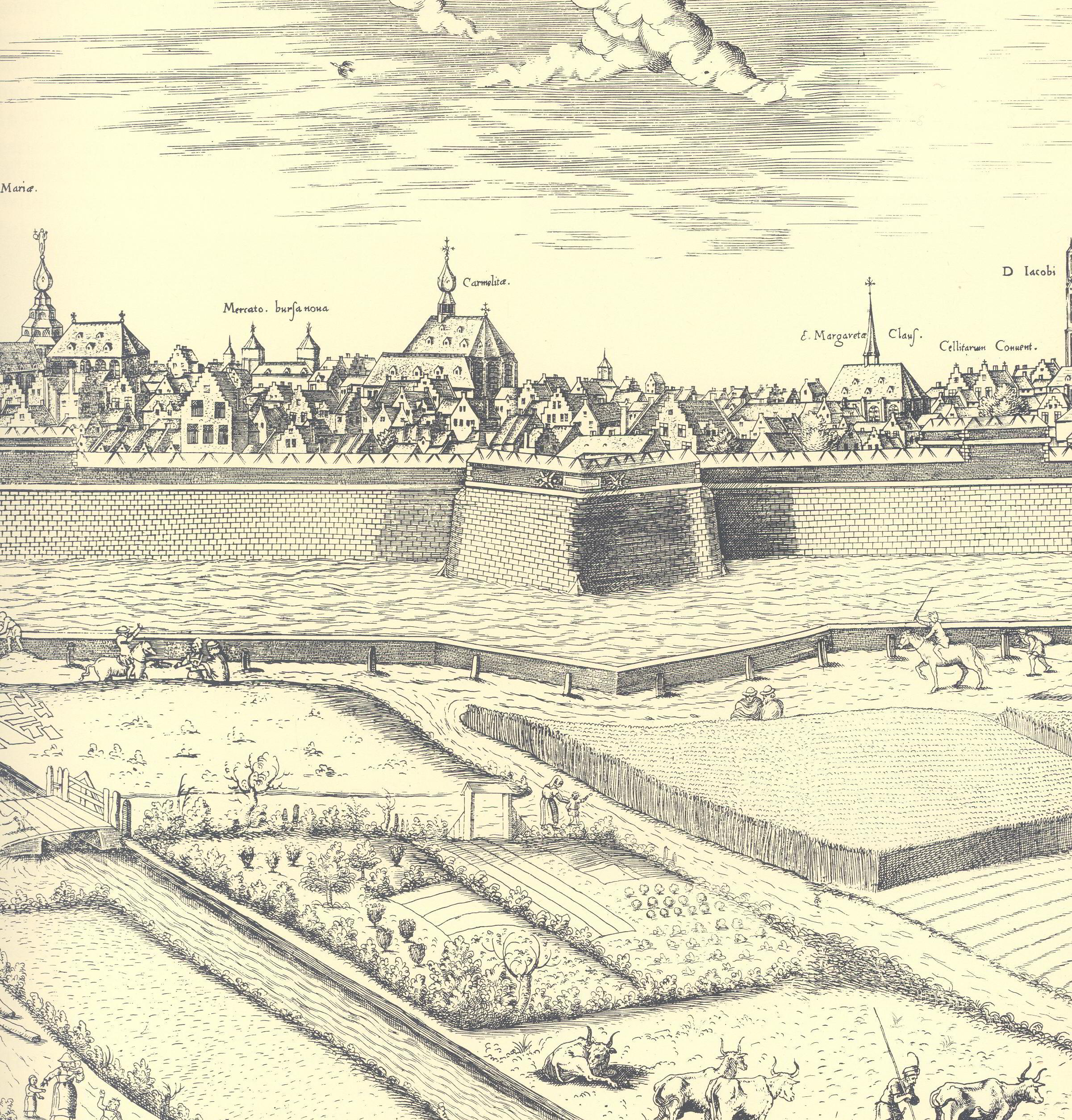 Historische kaart van het Huidevetterstoren
